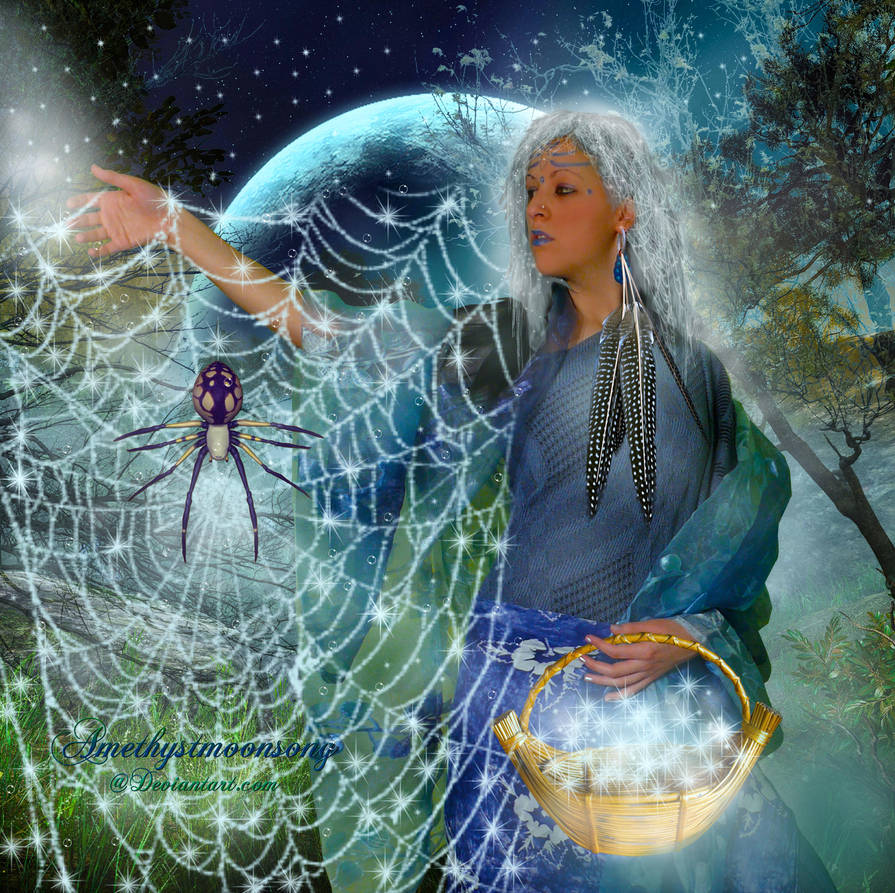 Grandmother Spider by amethystmoonsong