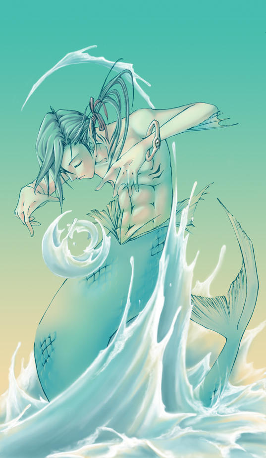 water spirit - color by pandabaka
