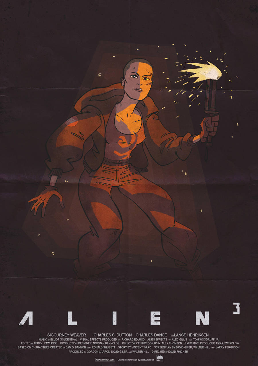 Alien 3 Pinup by ArkadeBurt