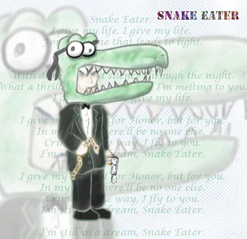Croxedo 'Not' Naked Snake by TanteiKid