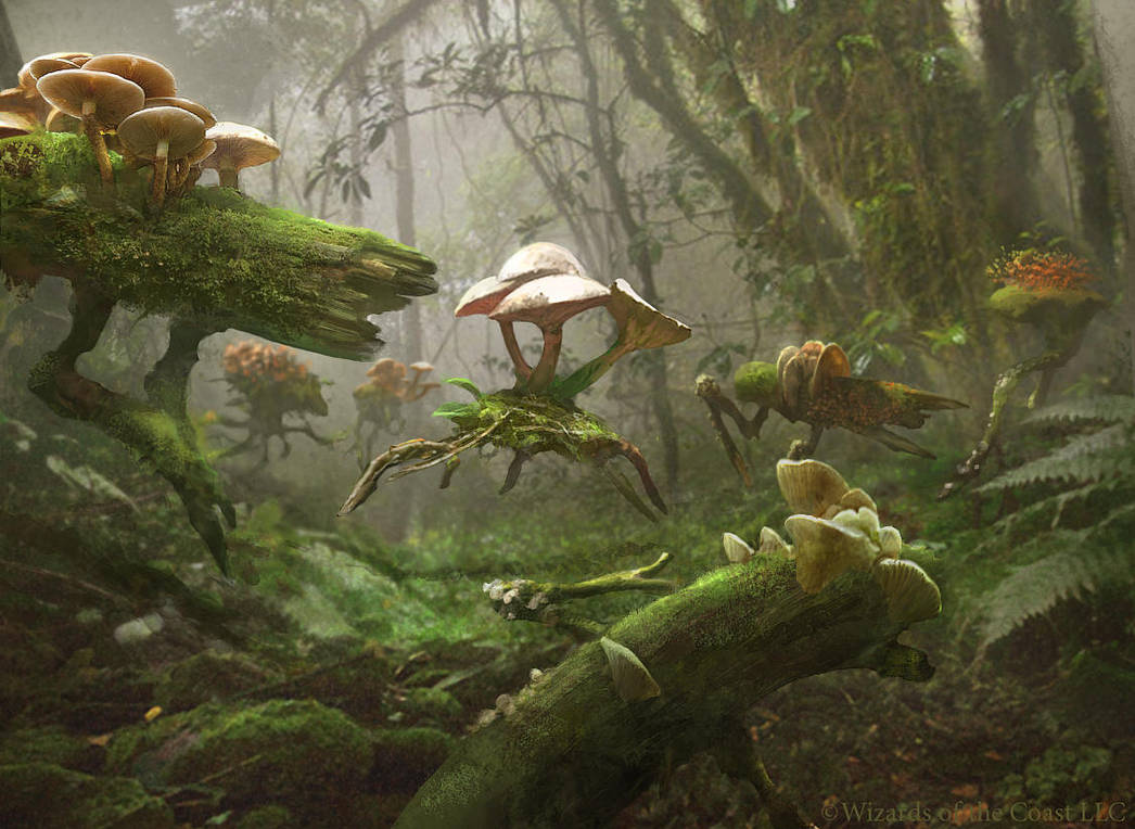 Magic The Gathering: Fungal Sprouting by Cryptcrawler