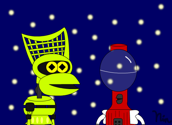 Crow and Tom Servo by NinMaster712