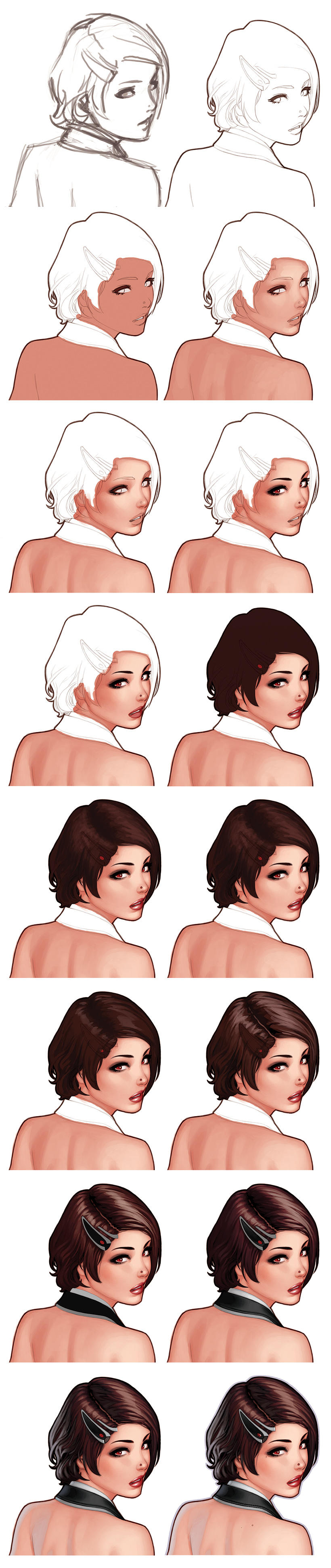 The Face Of Eva - Step By Step by WarrenLouw