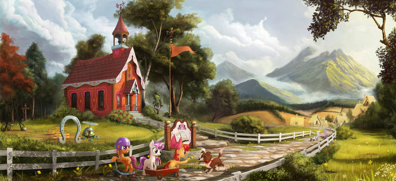 My little schoolhouse by Devinian