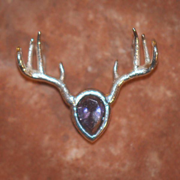 Antlered Pendant by Kittenpants