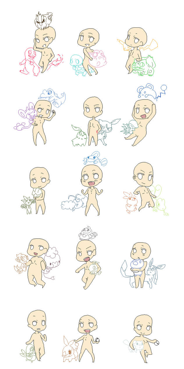 pokemon base by Cookie-pixel on DeviantArt