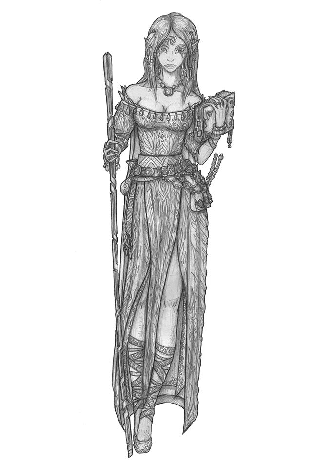 Baldur's Gate 2 - Aerie by s0ulafein