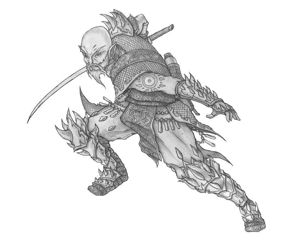 Planescape Torment: Dak'kon by s0ulafein