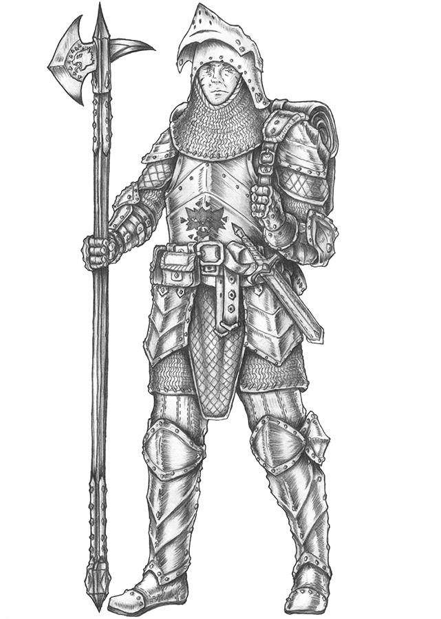 Brunio - Human Fighter by s0ulafein