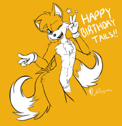 Birthday Tails! by Punk-Pegasus
