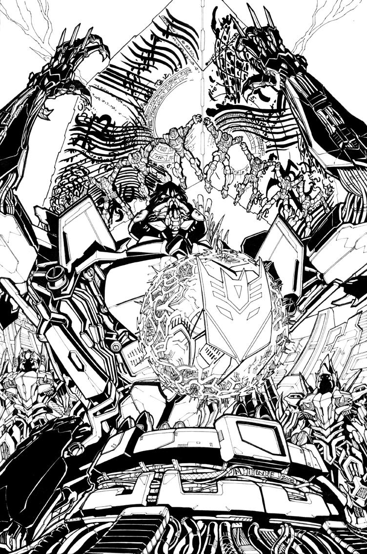 RoS issue 04 cover lineart by markerguru