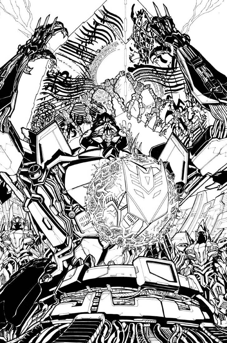 RoS issue 04 cover lineart by markerguru