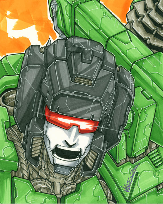 Devastator sketch by markerguru