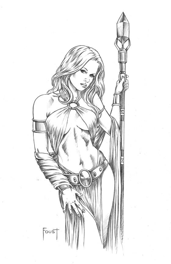 Young Sorceress by MitchFoust