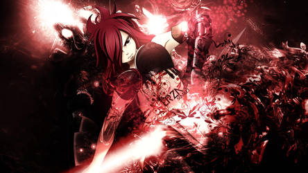 Wallpaper Erza FULL HD by Sl4ifer