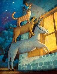 The Bremen musicians by Aguaplano