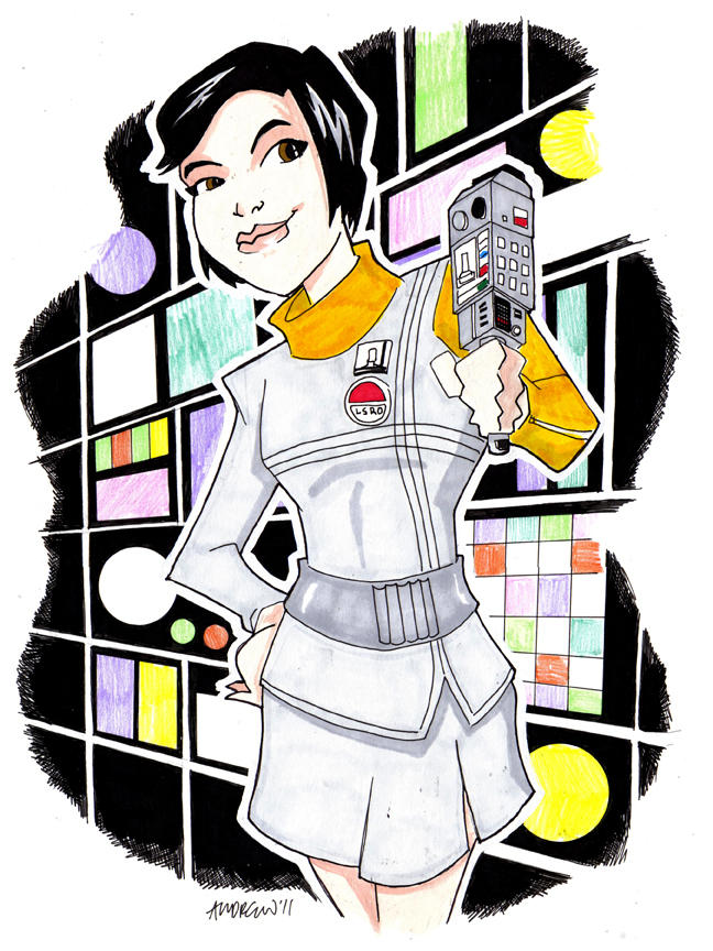 Sandra Benes Space 1999 by misfitcorner