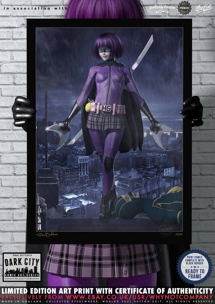 Hit-Girl, Kick-Ass 'Dark City' Series by PaulSuttonArt
