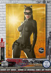 Catwoman (Cat, TDKR) 'Sunset City' Series by PaulSuttonArt