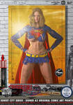 Supergirl 'Sunset City' Series by PaulSuttonArt