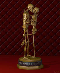 Kiss of Death - Sculpture by PaulSuttonArt