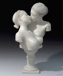 The Kissing Nymphs - Sculpture by PaulSuttonArt