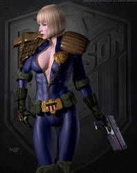 Judge Anderson ...Don't Judge Me PERV! by PaulSuttonArt