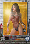 Wonder Woman 'Sunset City' Series by PaulSuttonArt
