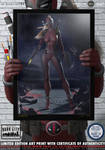 Lady Deadpool ...Ninja Attack! 'Dark City' Series by PaulSuttonArt