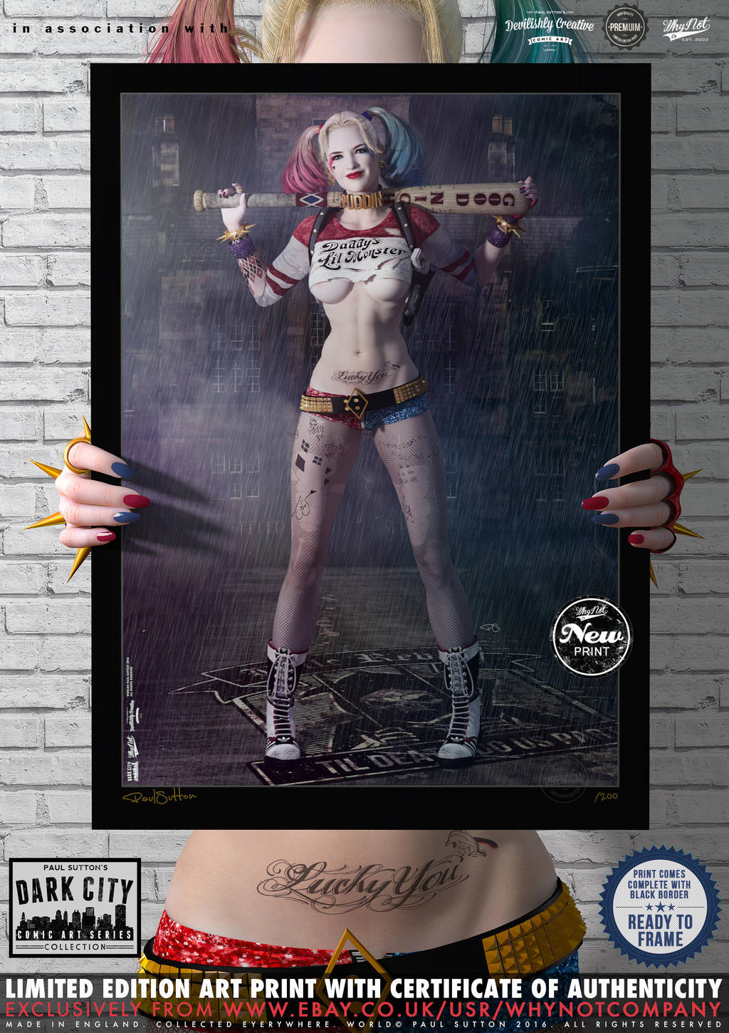 Harley Quinn - Suicide Squad 'Dark City' Series by PaulSuttonArt