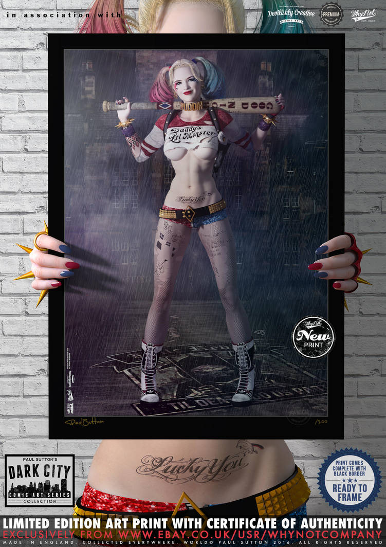 Harley Quinn - Suicide Squad 'Dark City' Series by PaulSuttonArt