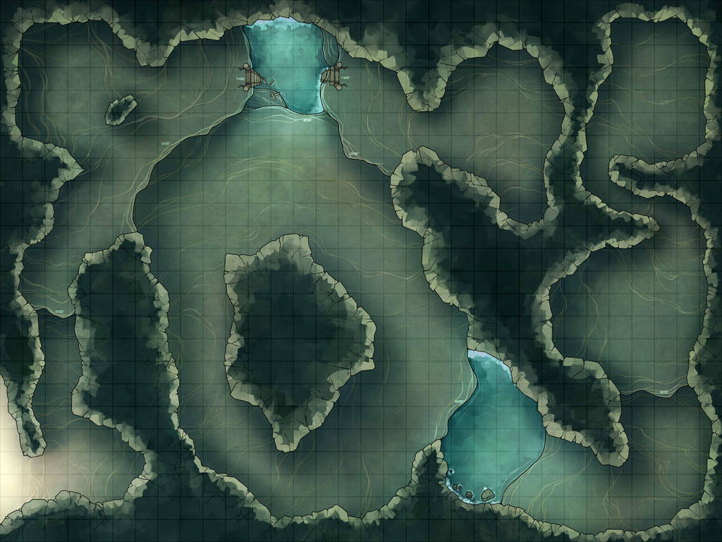 Battlemap - Beach Cave by RoninDude on DeviantArt