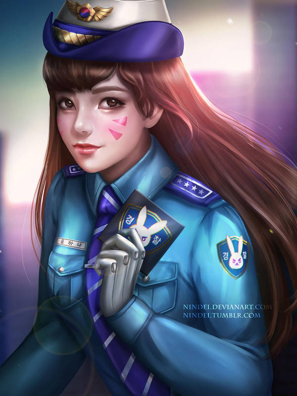 Officer Dva By Nindei On Deviantart
