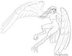 Day One: Harpy by Moonlight-pendent13