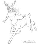 Day Two: Centaur by Moonlight-pendent13