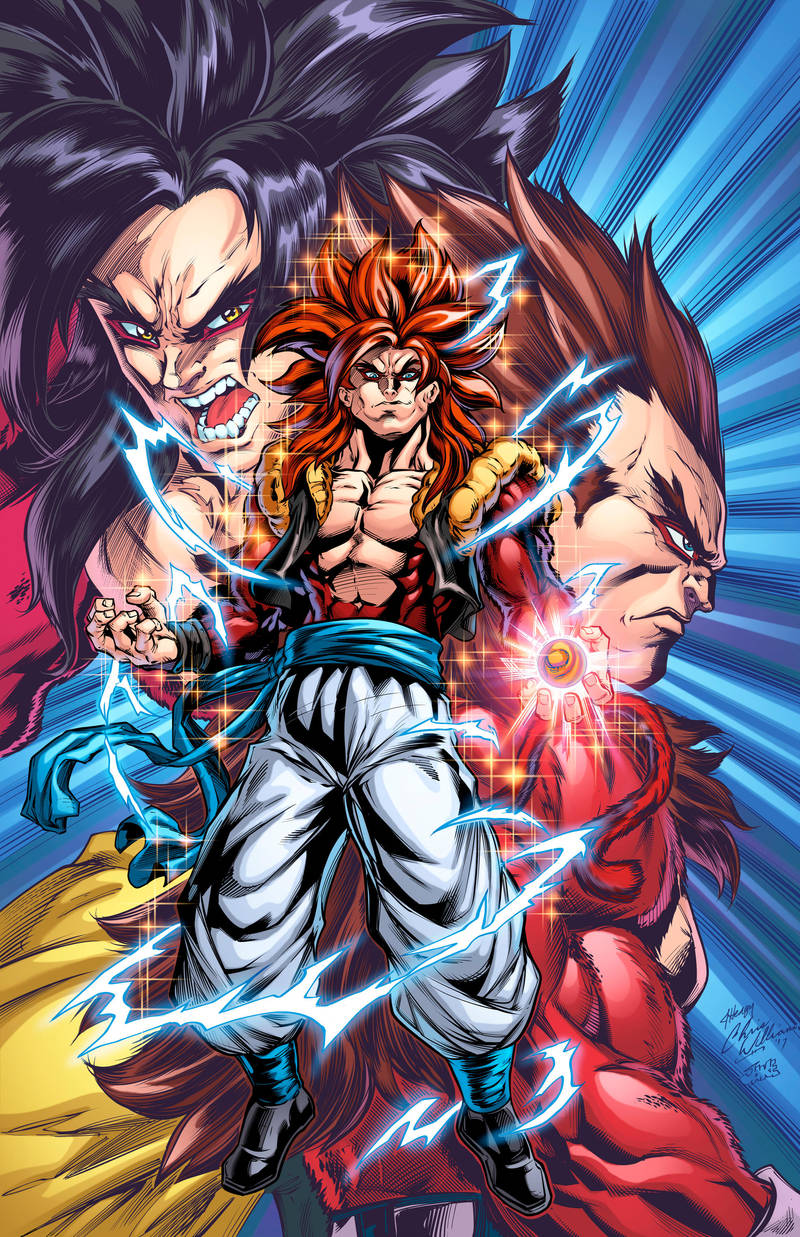 Gogeta fusion Colors by CdubbArt
