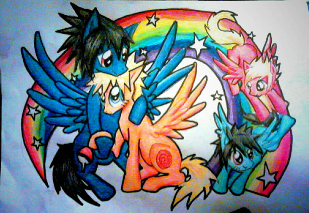 My Little Pony, Sasuke and Naruto by HiroUzumaki on DeviantArt