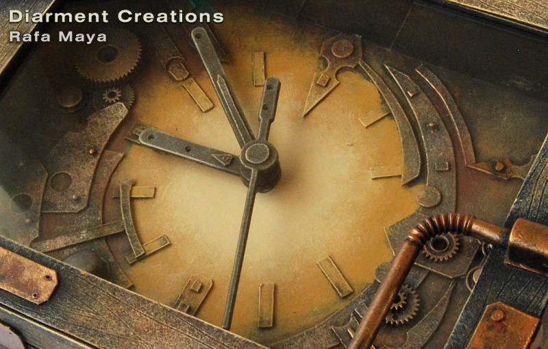 Steampunk Clock IV detail by Diarment