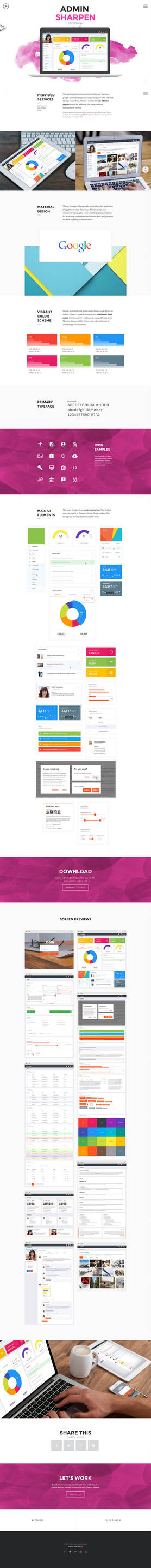 Sharpen - premium admin theme by jurajmolnar