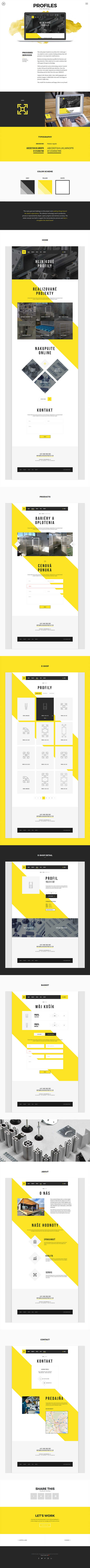 Web design projetc - Profiles by jurajmolnar