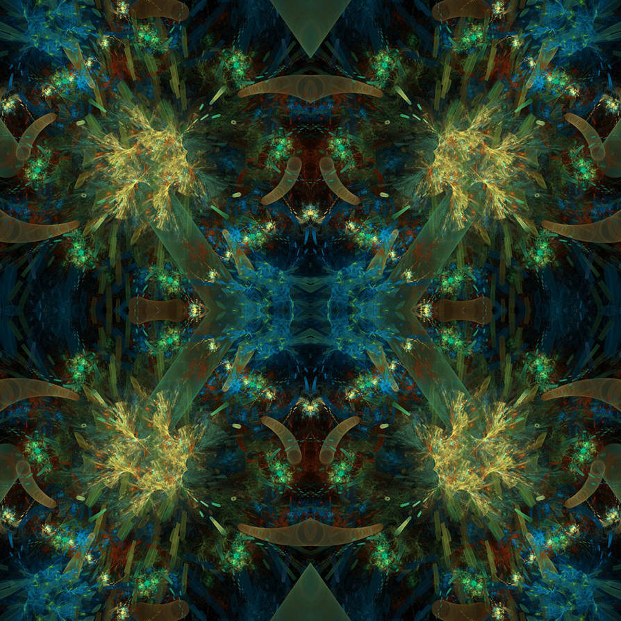 Fractal Tile - 02 by Arialgr