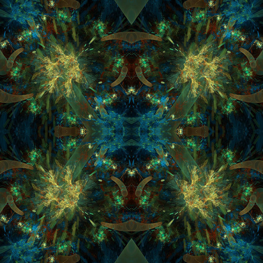 Fractal Tile - 02 by Arialgr