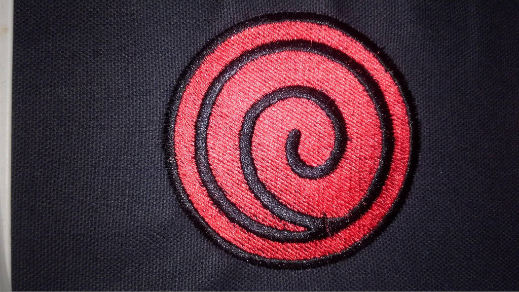 Naruto Anime Uzumaki Clan Symbol Embroidered Patch by ...