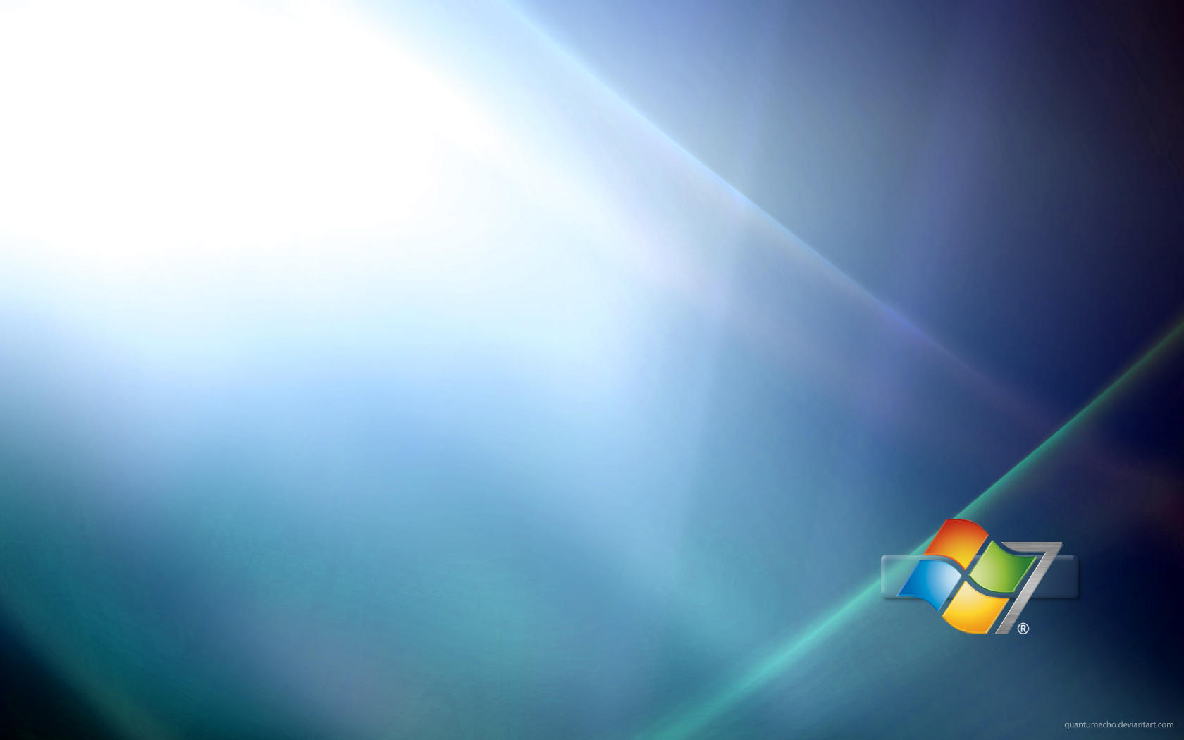 Windows 7 Widescreen Wallpaper by QuantumEcho