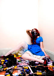 Girl with camera by jennipenny