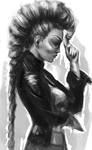 Crimson Viper by LenamoArt