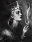 Queen WIP by LenamoArt