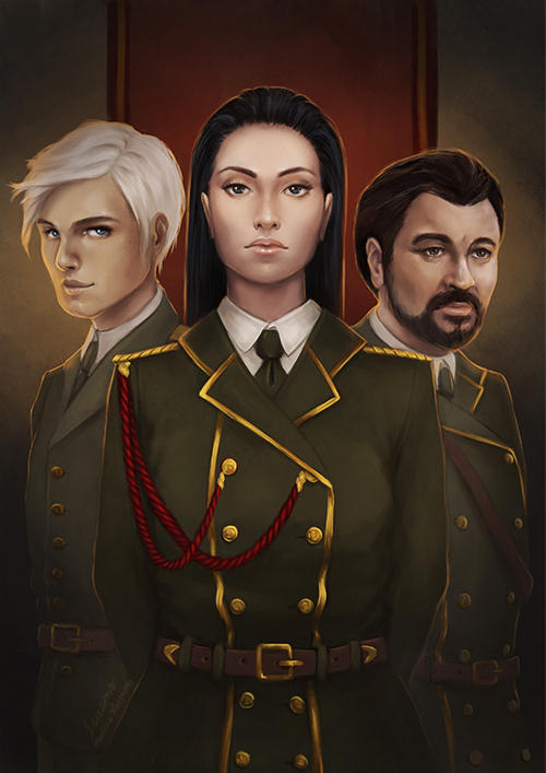 Commission: Officers by LenamoArt