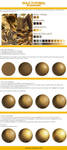 How to paint gold - tutorial by LenamoArt