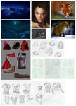 Winter Art Challenge: Compiled Studies by LuisaPreissler